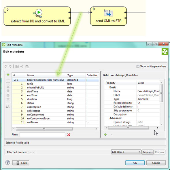 Metadata from template Jobflows